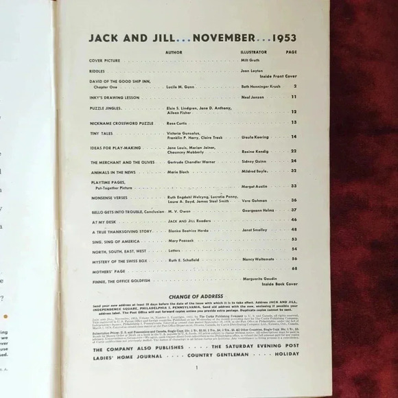 Jack and Jill 1953 Magazine - Picture 4 of 7